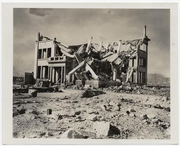 [Ruins of Chugoku Coal Distribution Company or Hiroshima Gas Company], November 8, 1945.